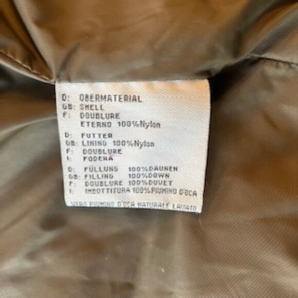 Mason's brown Down double zip vest w/removable fur hood Size US 8 - Picture 8 of 8